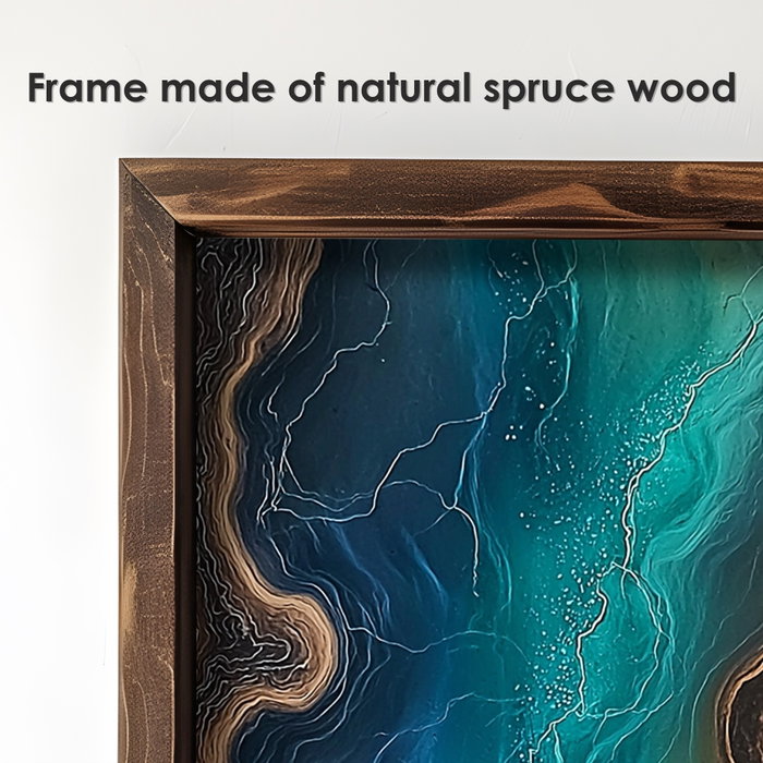 Wallity Pintura Decorativa Multicolor EMR074 con Marco